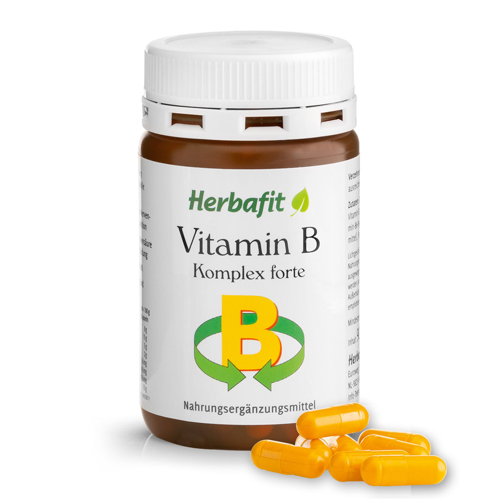 Vitamin B Complex Forte Capsules » Order online now | Herbafit