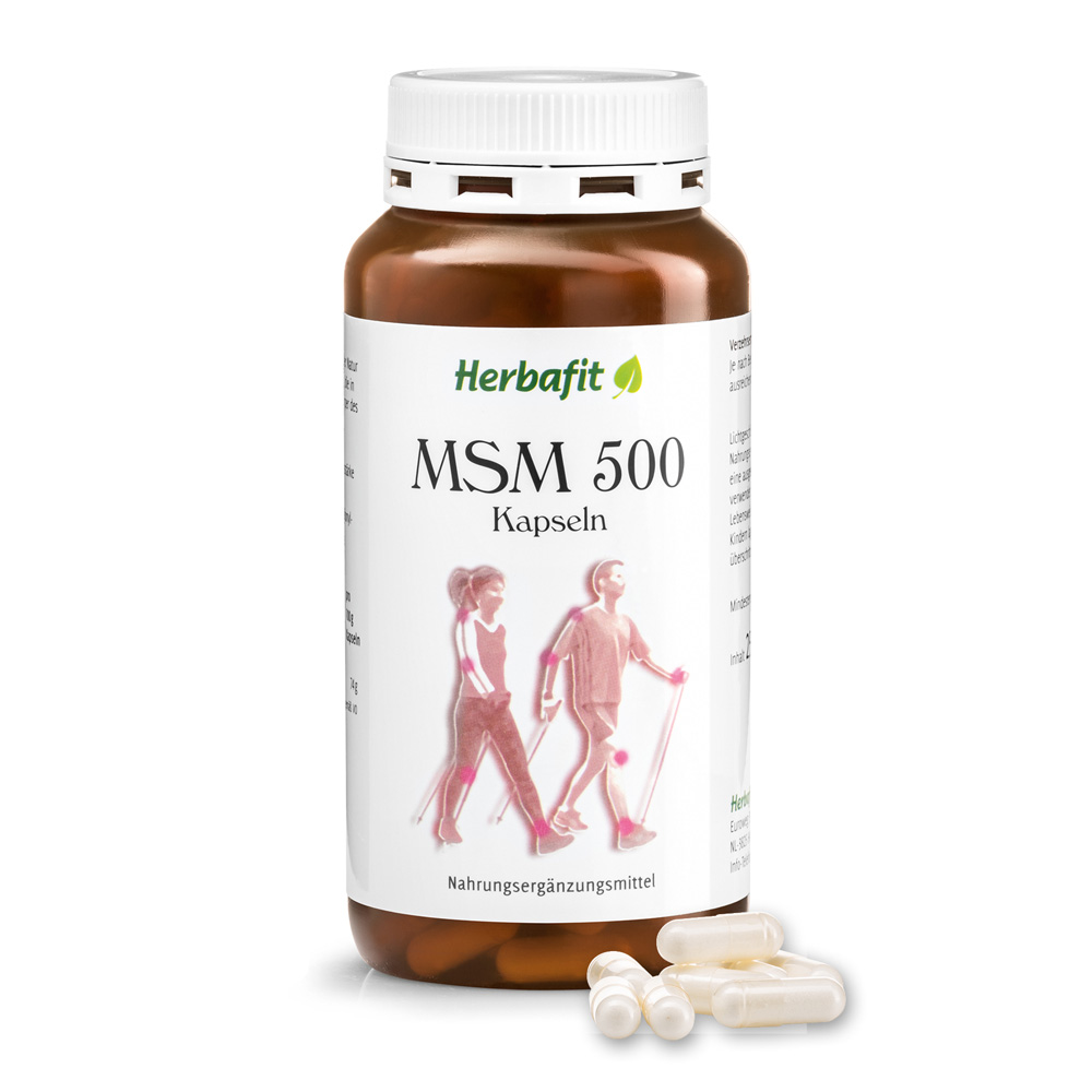 MSM500 capsules » Order online now Herbafit