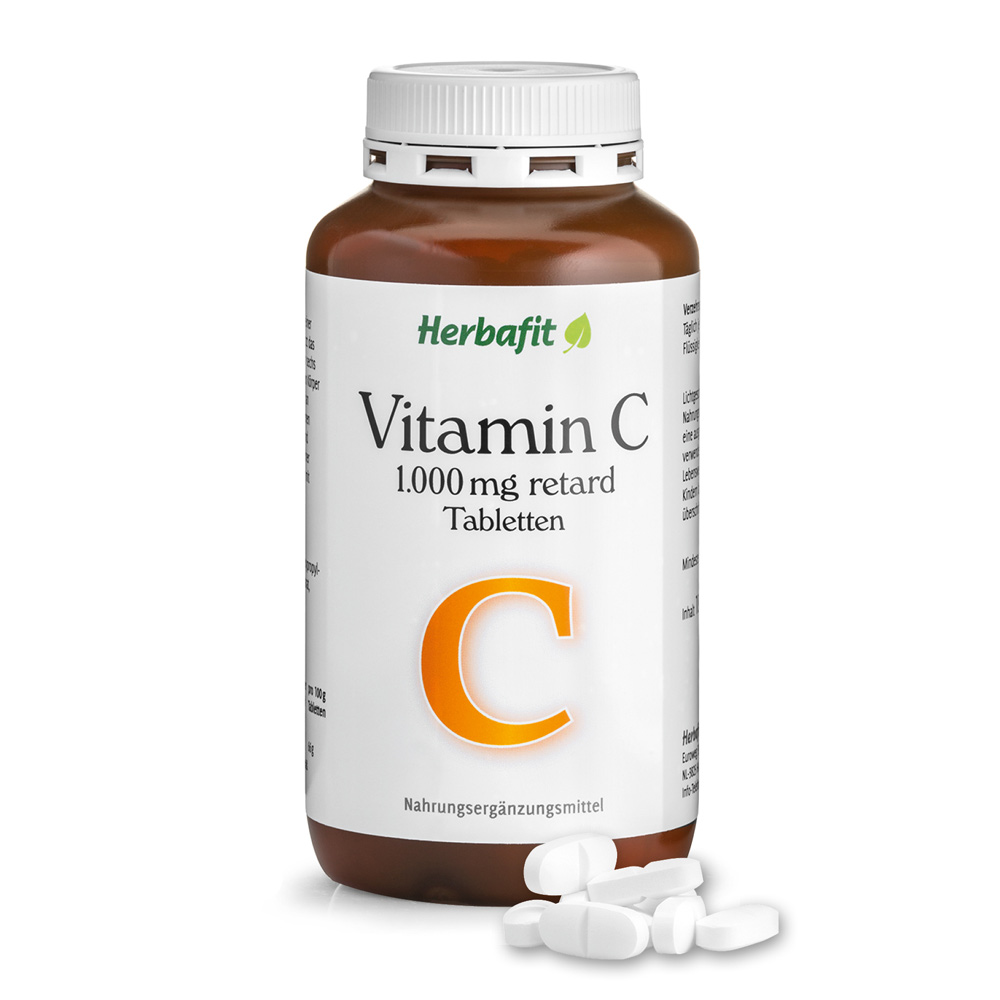 Vitamin-C-1000-mg-retard Tablets » Order now | Herbafit