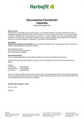 Glucosamine-Chondroitin Capsules 200 g