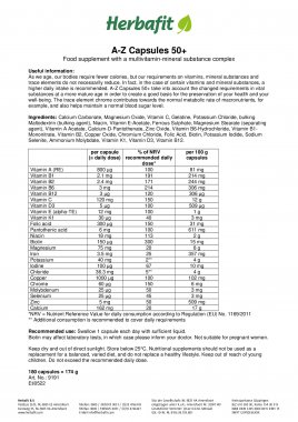 A-Z Capsules 50+ 176 g