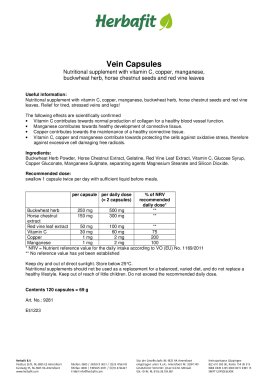 Vein Capsules 70 g