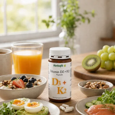 Vitamin D3 + K2 capsules