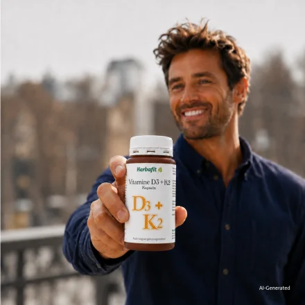 Vitamin D3 + K2 capsules