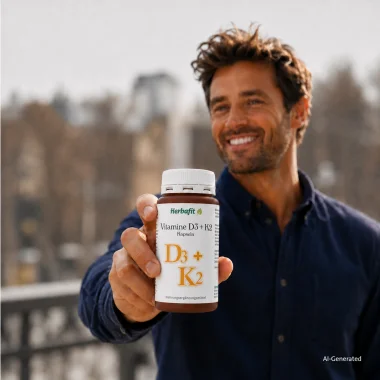 Vitamin D3 + K2 capsules