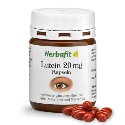 Lutein capsules 20 mg