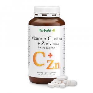 Vitamin C-1,000 mg + Zinc Retard Tablets 180 tablets