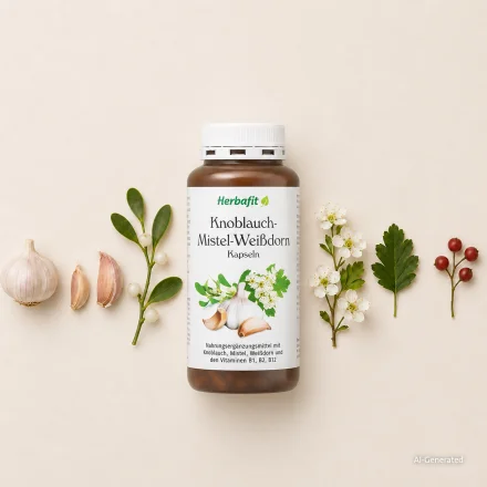 Garlic Mistletoe Hawthorn Capsules